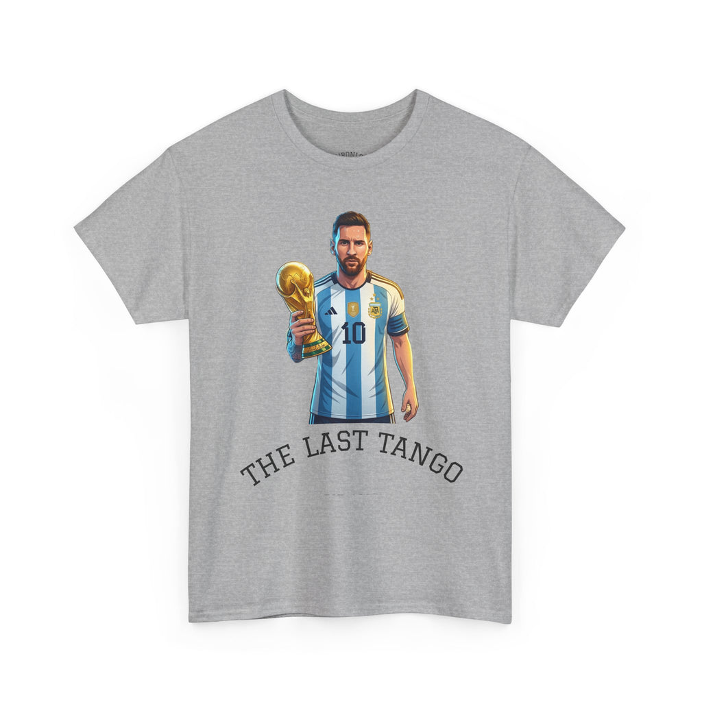 Soccer World Cup Trophy Tee — "The Last Tango" Graphic Shirt