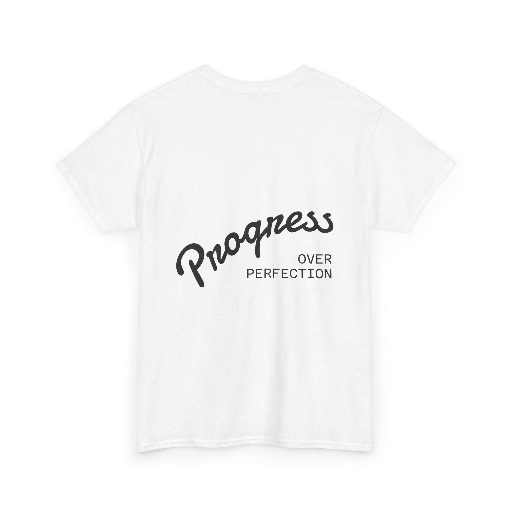 Triumph Soccer Tee — 'Triumph' Front Graphic & 'Progress Over Perfection' Back