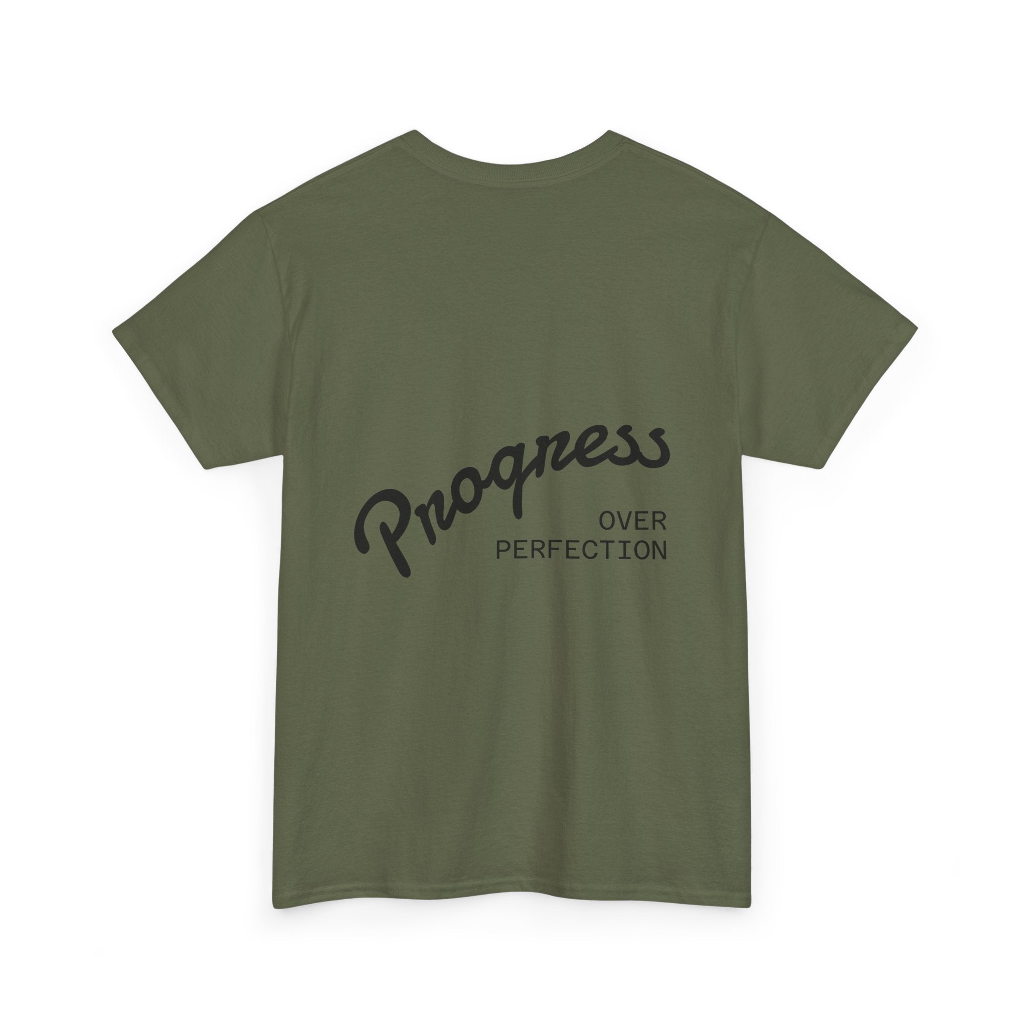 Triumph Soccer Tee — 'Triumph' Front Graphic & 'Progress Over Perfection' Back