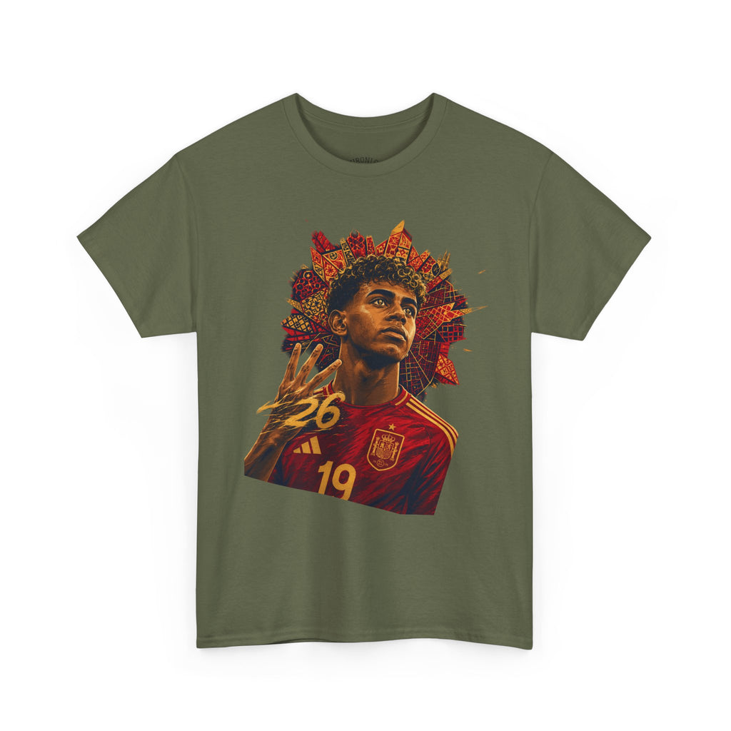 Soccer Star Graphic Tee — Inspirational Young Player Portrait
