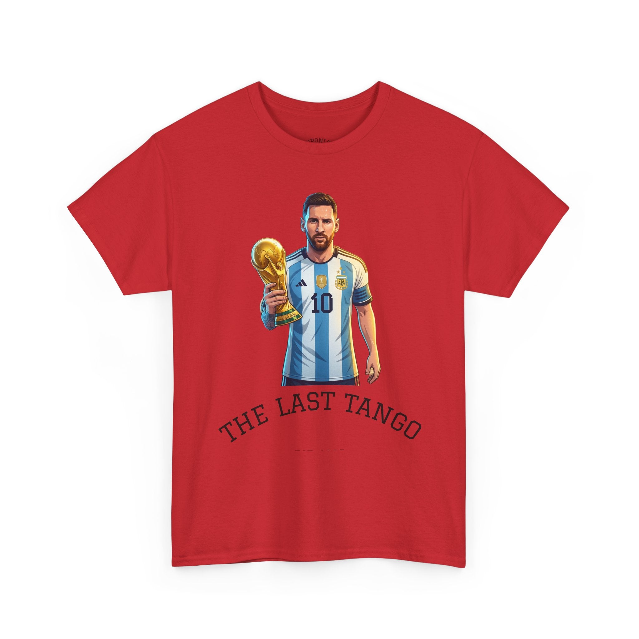 Soccer World Cup Trophy Tee — "The Last Tango" Graphic Shirt