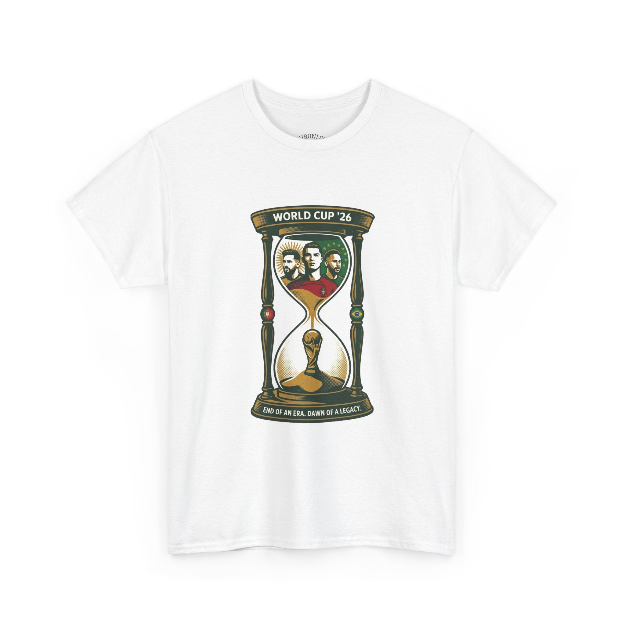 T-Shirt — World Cup '26 Hourglass Soccer Design (Includes Player Faces)