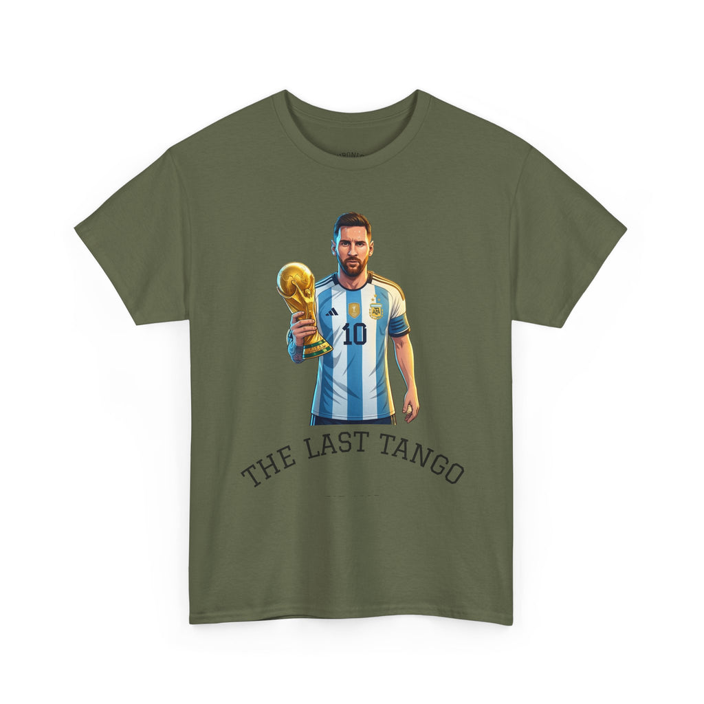 Soccer World Cup Trophy Tee — "The Last Tango" Graphic Shirt