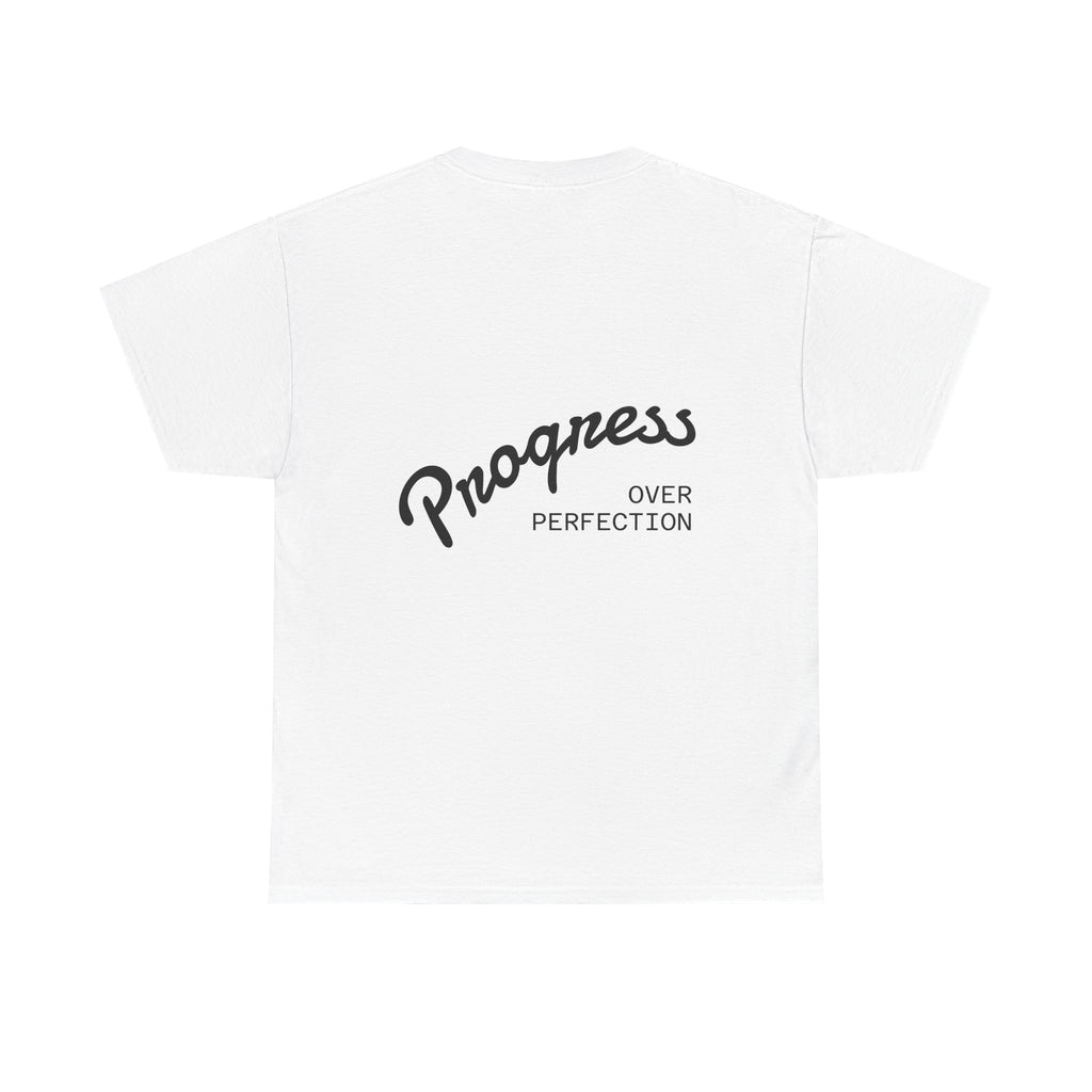 Triumph Soccer Tee — 'Triumph' Front Graphic & 'Progress Over Perfection' Back