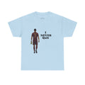 Motivational Soccer Tee – 'I Never Quit' Player Silhouette
