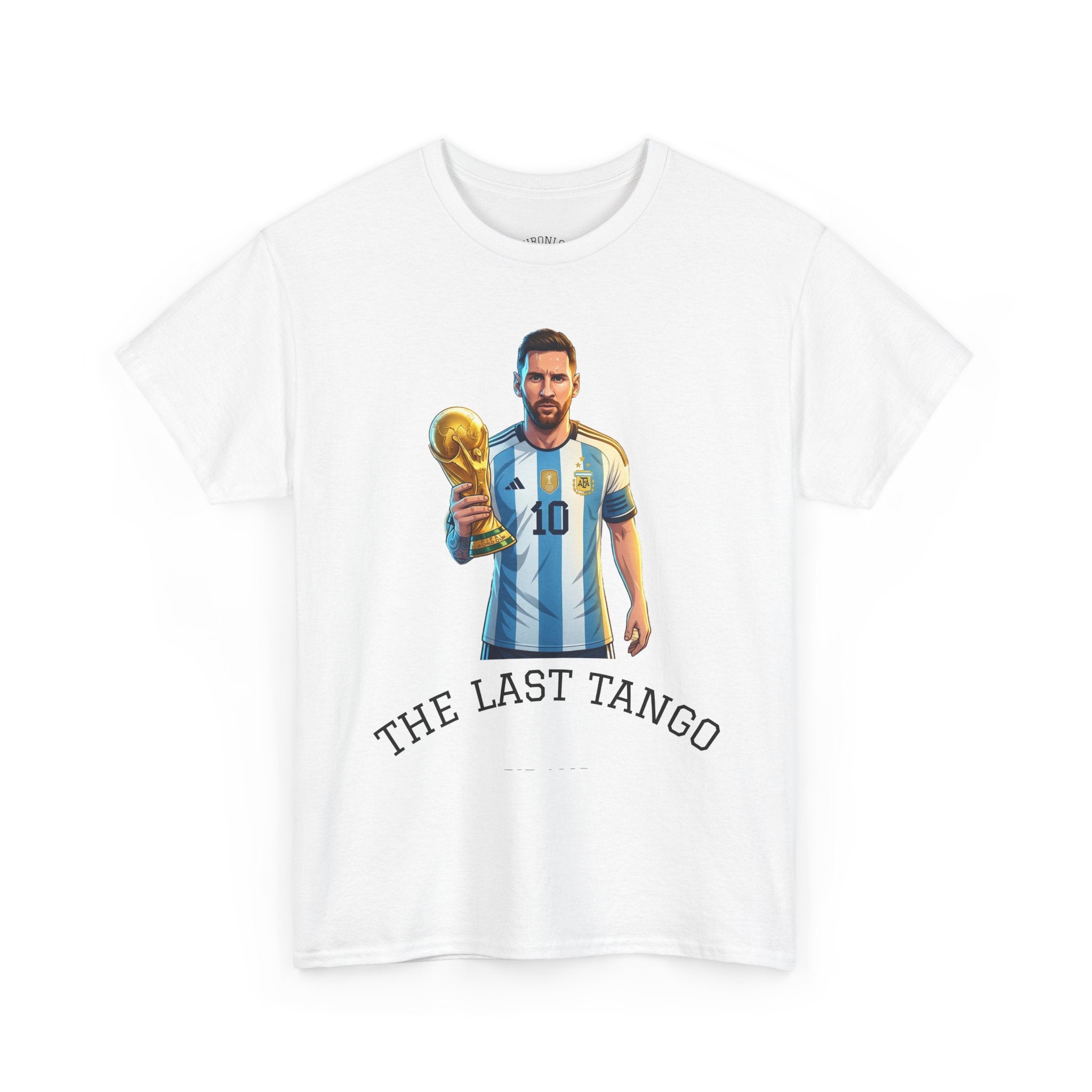 Soccer World Cup Trophy Tee — "The Last Tango" Graphic Shirt