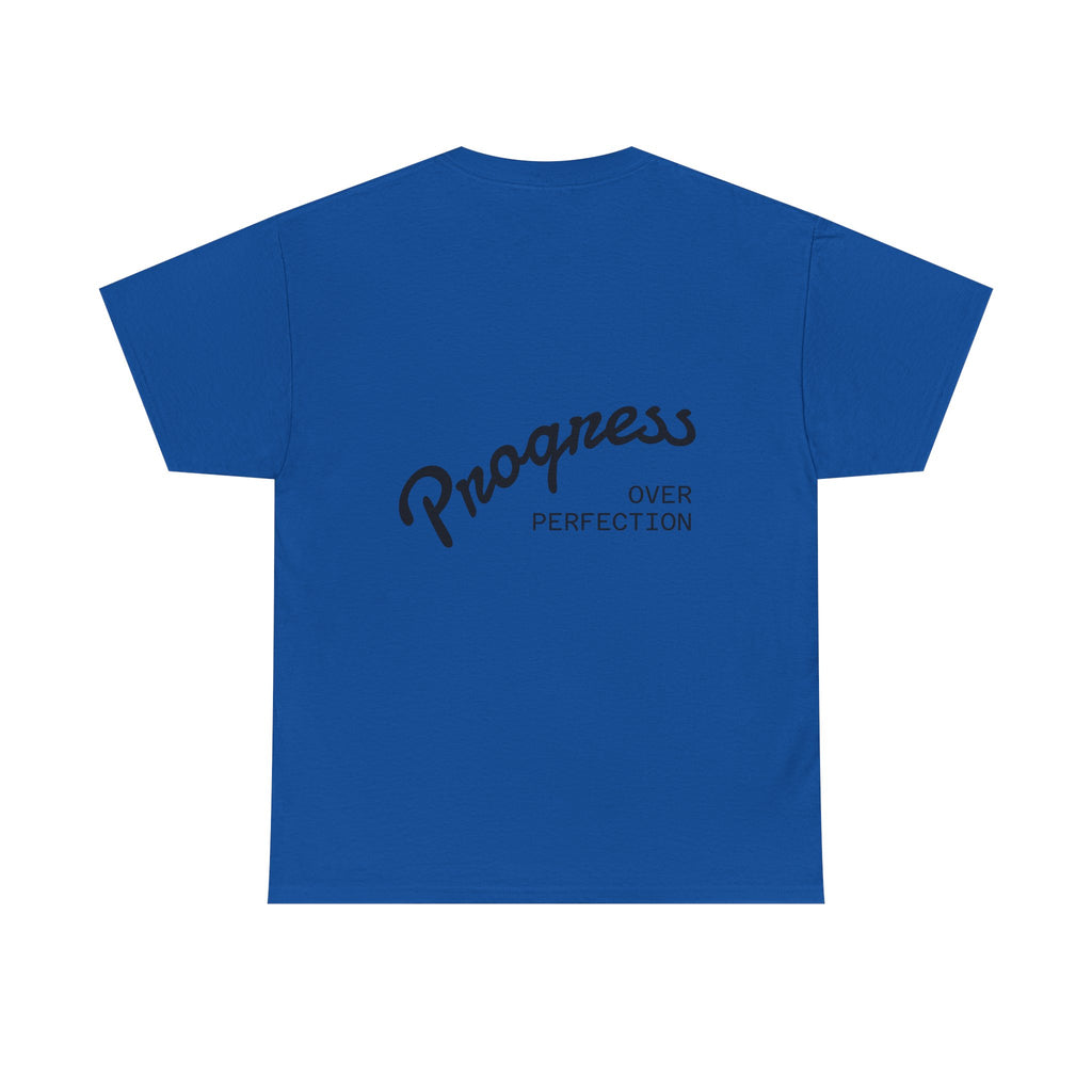 Triumph Soccer Tee — 'Triumph' Front Graphic & 'Progress Over Perfection' Back