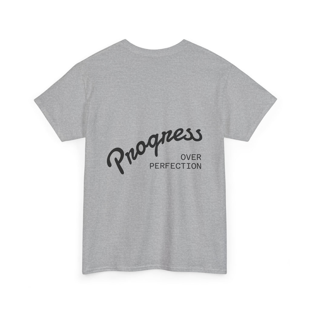 Triumph Soccer Tee — 'Triumph' Front Graphic & 'Progress Over Perfection' Back