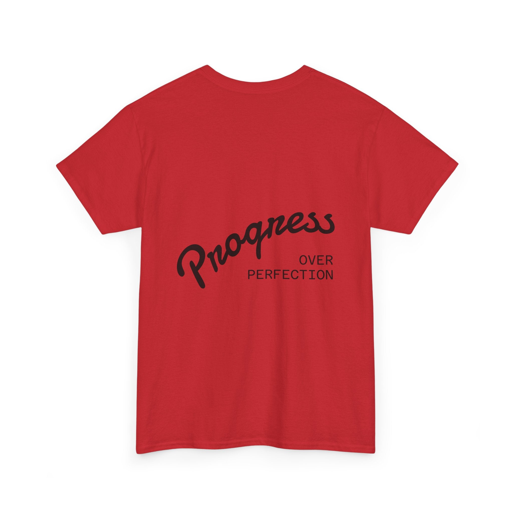 Triumph Soccer Tee — 'Triumph' Front Graphic & 'Progress Over Perfection' Back