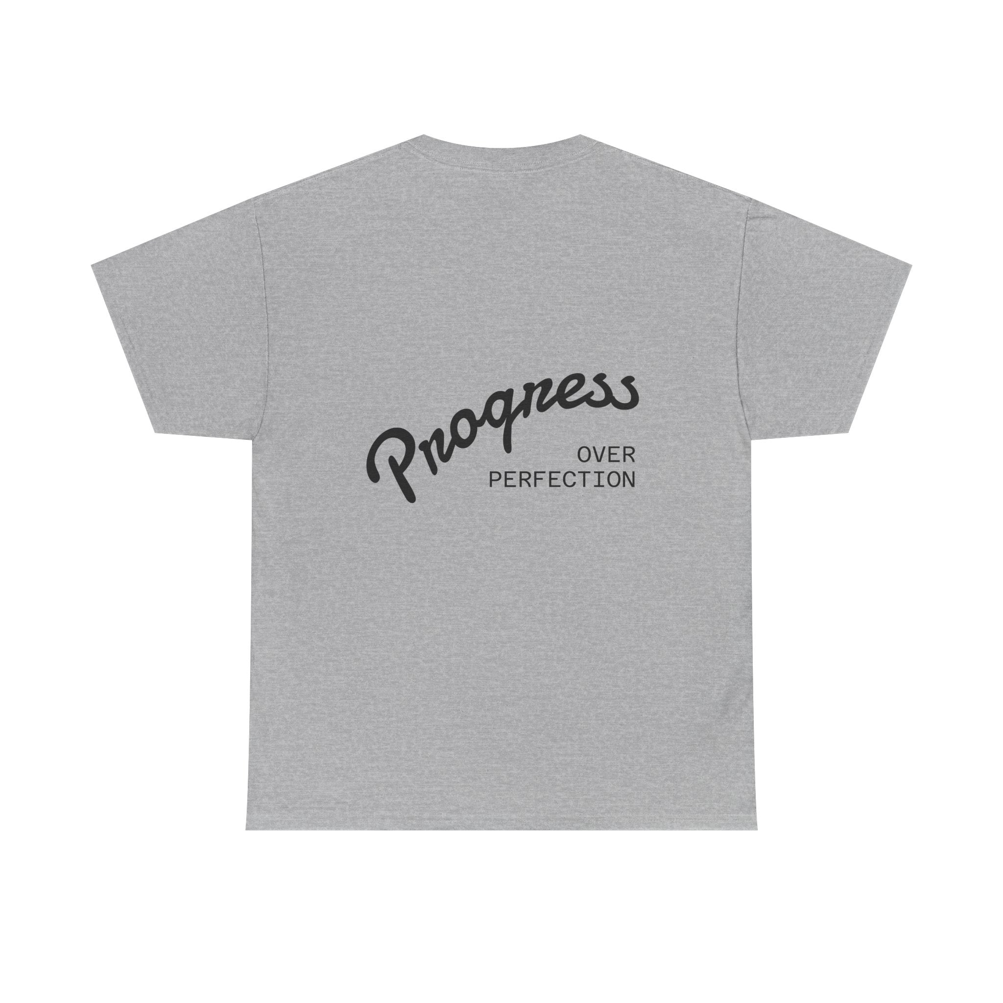 Triumph Soccer Tee — 'Triumph' Front Graphic & 'Progress Over Perfection' Back