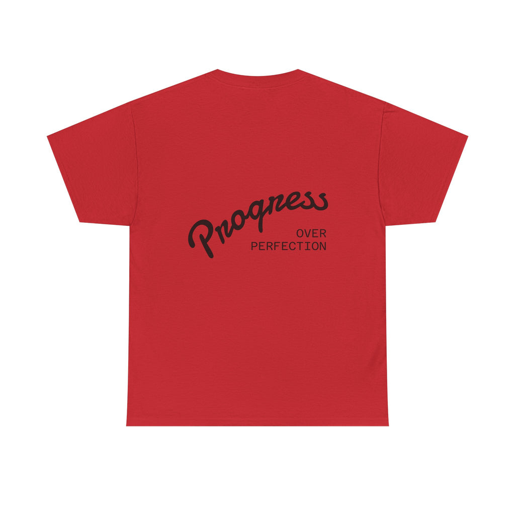 Triumph Soccer Tee — 'Triumph' Front Graphic & 'Progress Over Perfection' Back