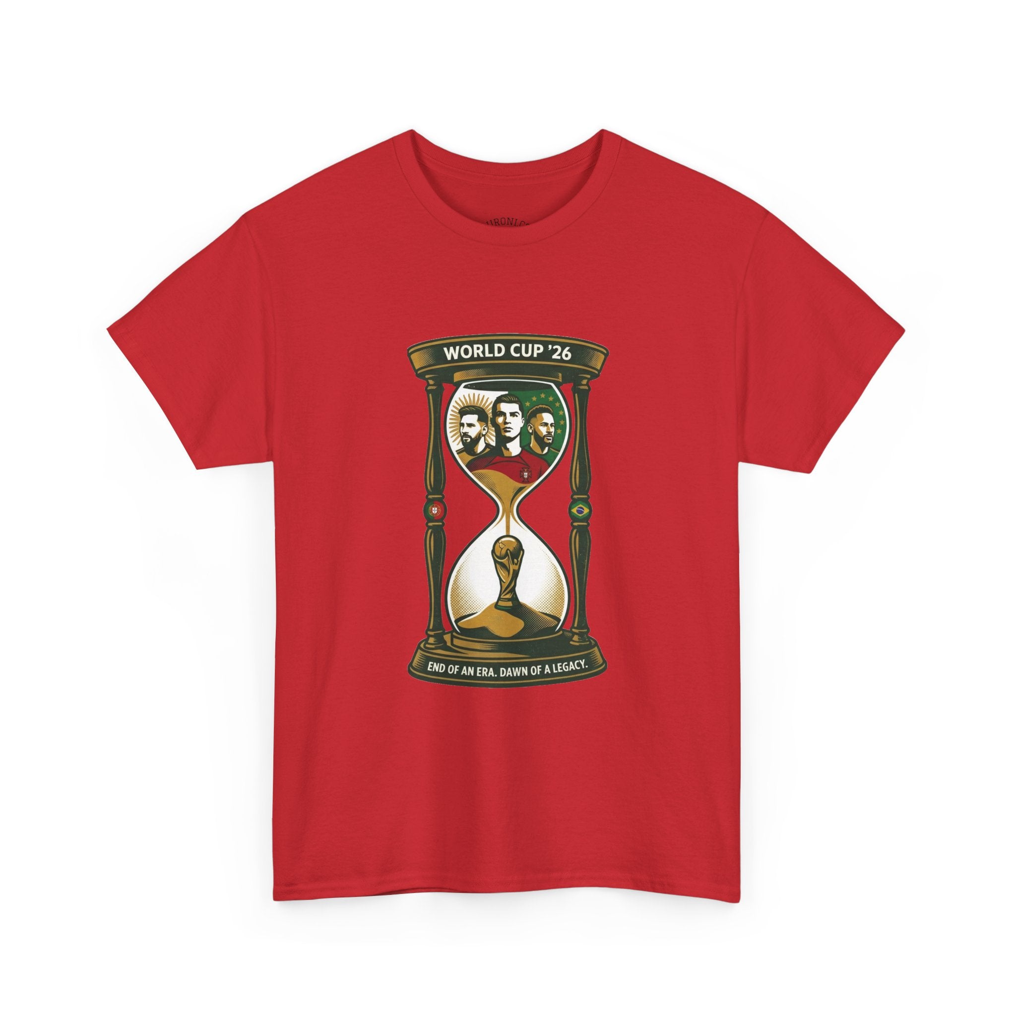 T-Shirt — World Cup '26 Hourglass Soccer Design (Includes Player Faces)