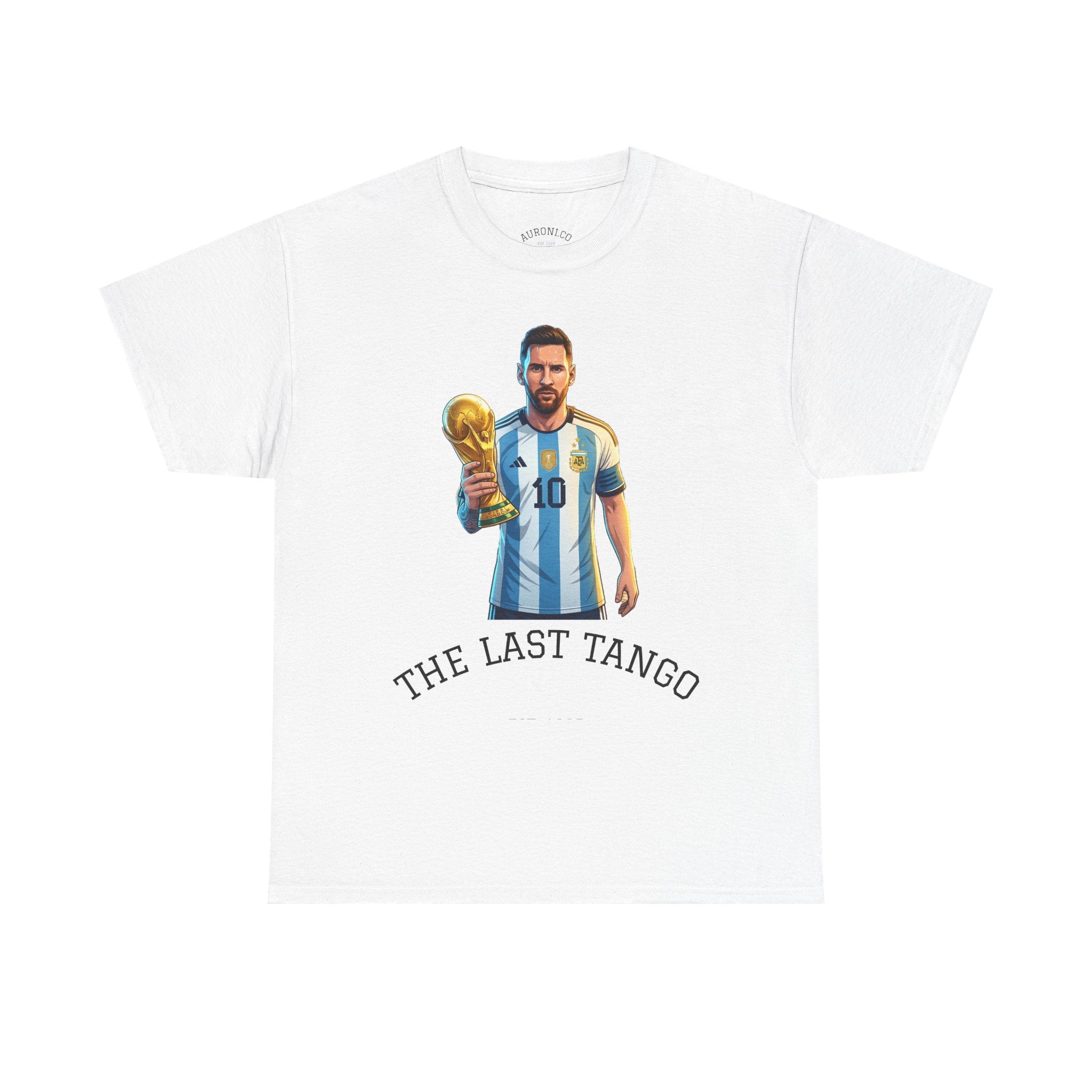 Soccer World Cup Trophy Tee — "The Last Tango" Graphic Shirt